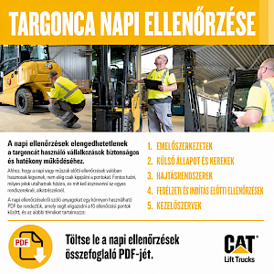 Targonca napi ellenőrzése, mire figyeljen műszak előtt?